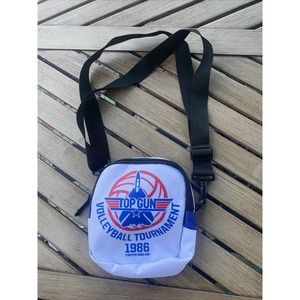 Top Gun Men's '1986 Volleyball Tournament' Sling Bag White One Size